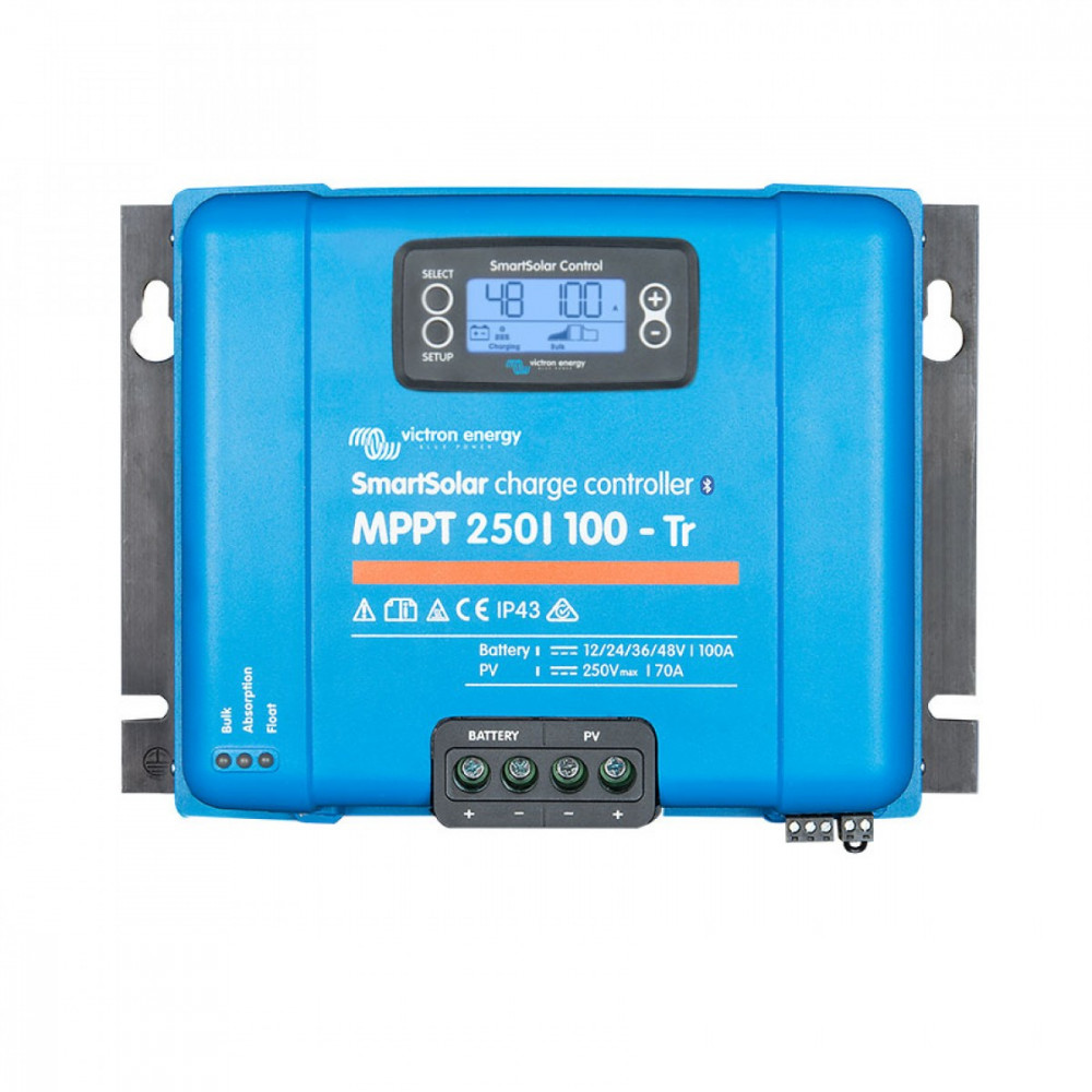 100A MPPT Solar Laderegler Victron SmartSolar 250/100-Tr mit optionalem Display 100A MPPT Solar Laderegler Victron SmartSolar 250/100-Tr mit optionalem Display