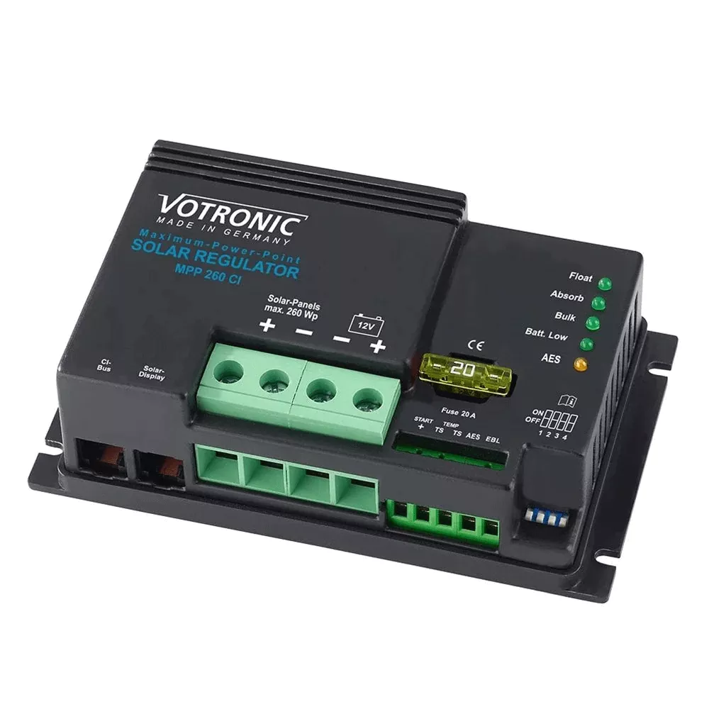Votronic 1717 MPP 260 CI Solar Laderegler - 18,5A 260W Dual-Batterieladung + AES Votronic 1717 MPP 260 CI Solar Laderegler - 18,5A 260W Dual-Batterieladung + AES