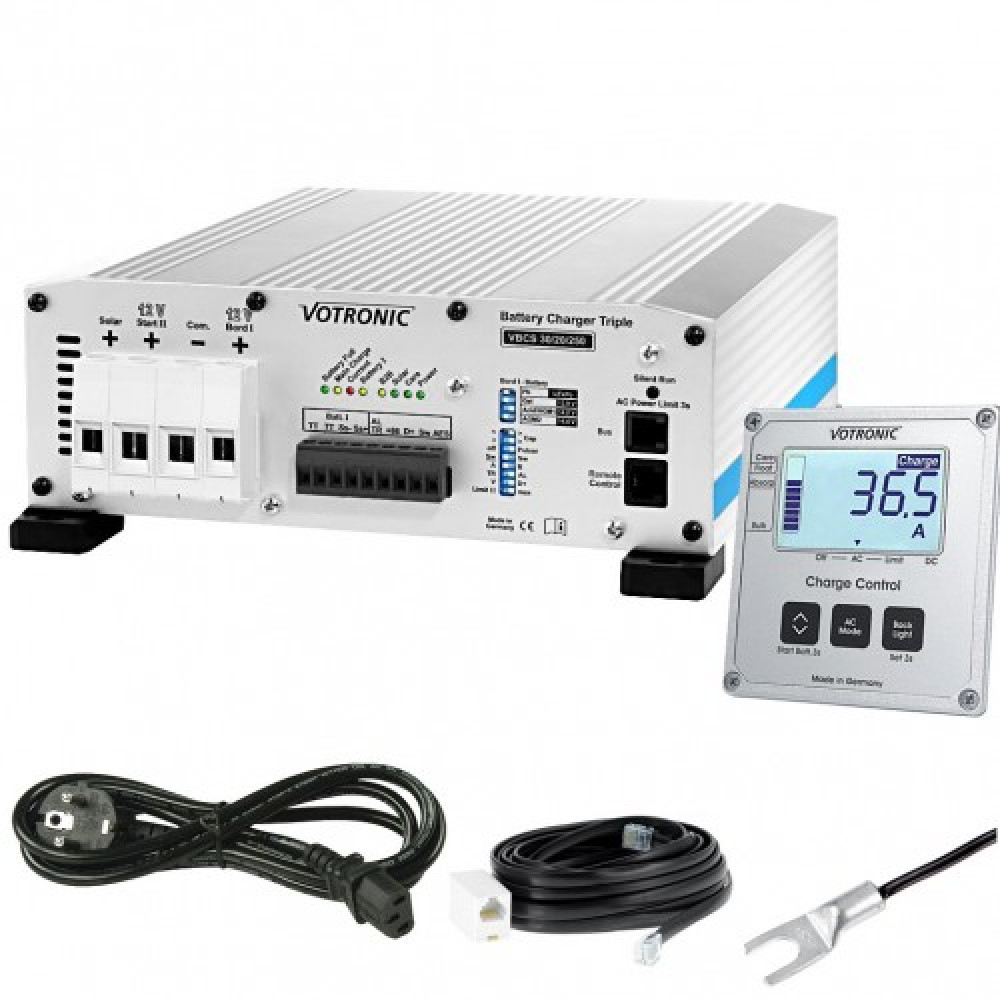 Votronic VBCS Triple Ladewander Laderegler Batterielader mit display Votronic VBCS Triple Ladewander Laderegler Batterielader mit display