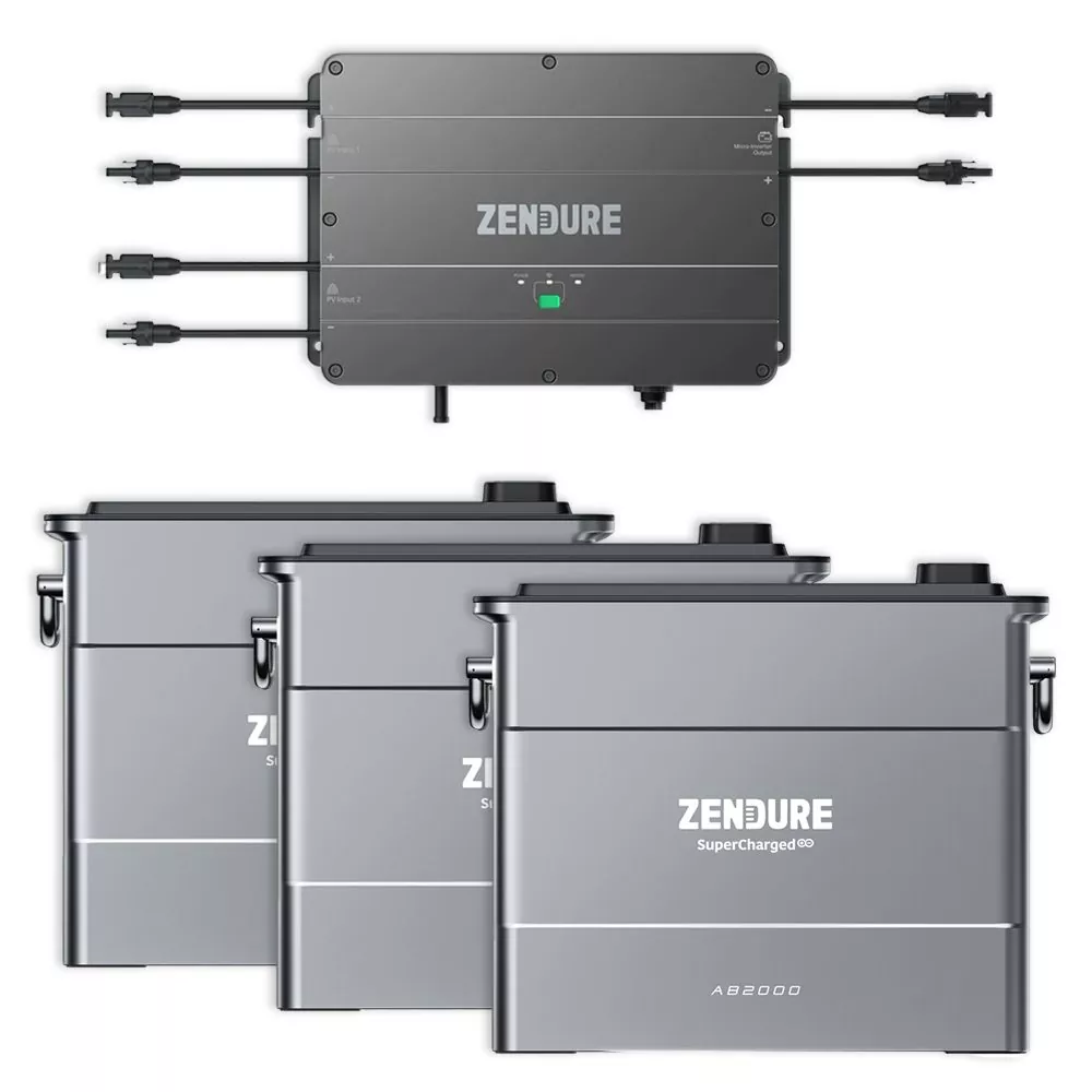 Zendure SolarFlow Set 5760Wh Smart PV Hub mit 1x LiFePO4-Zusatzbatterie AB2000 Zendure SolarFlow Set 5760Wh Smart PV Hub mit 1x LiFePO4-Zusatzbatterie AB2000