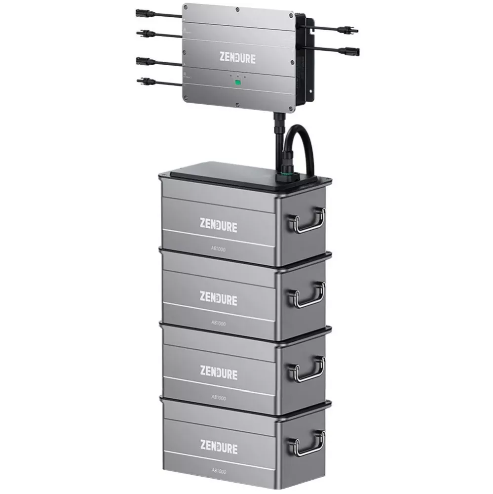 Zendure SolarFlow Set 3840Wh Smart PV Hub mit 4x AB1000 LiFePO4 Akkus Zendure SolarFlow Set 3840Wh Smart PV Hub mit 4x AB1000 LiFePO4 Akkus