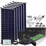 🌻12V Solar GartenSets Solaranlagen für Gartenhaus, Berghütte 🌻