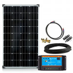 130W 12V Solar Garten-Set Basic Bausatz komplett