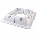 Solar Eck-Spoiler-Set - 4 Stück - weiß heavy duty