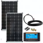 150W 12V Solar Garten-Set Basic Bausatz komplett