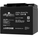 50Ah Lithium-Akku 12V LiFePo4 Smart-Pro Batterie 640Wh 12,8V