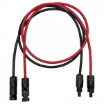 1m MC4 zu MC4 Verlängerungskabel 6mm² rot/schwarz