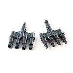 4-fach C4 Y-Stecker zur Parallelschaltung mehrerer Solarmodulen