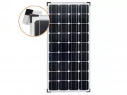 100W Solarmodul 12V monokristallin Westech Solar Vorderseite