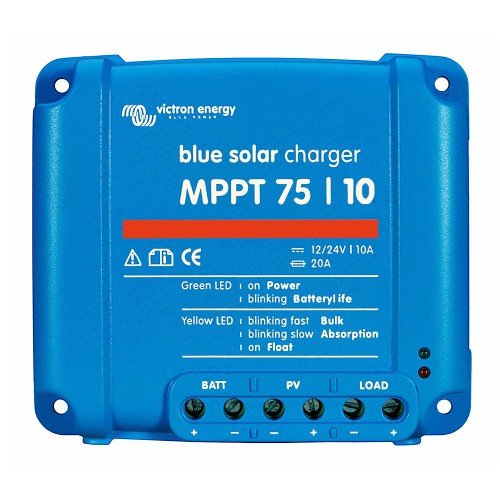 10A MPPT Solar Laderegler Victron BlueSolar 75/10 12V 24V – Produktansicht