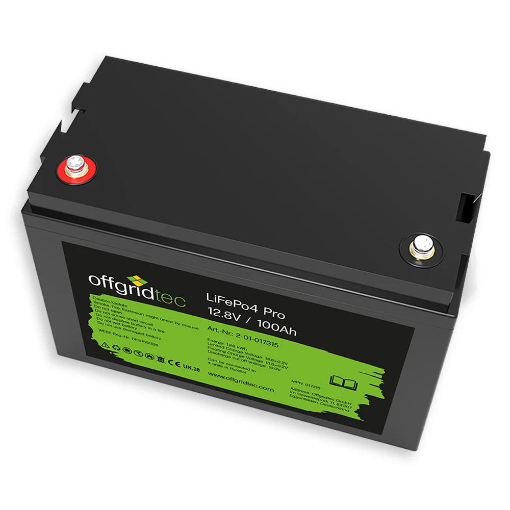 50Ah LiFePo4 Akku 12/50 12,8V 50Ah BMS integriert 640Wh – Solarbatterie, Ansicht 2