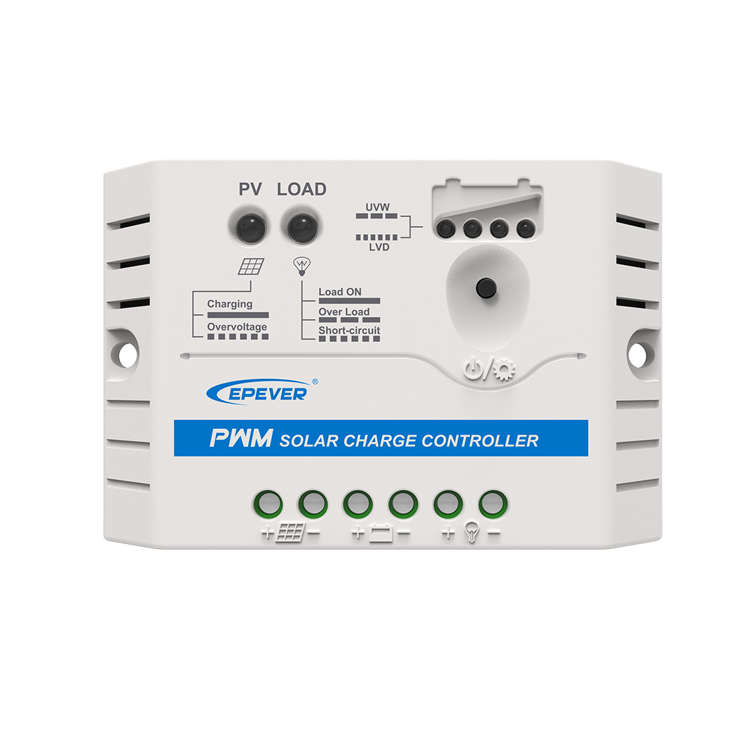 10A PWM Solar Laderegler 12V-24V mit USB LS1012-EU – Produktansicht