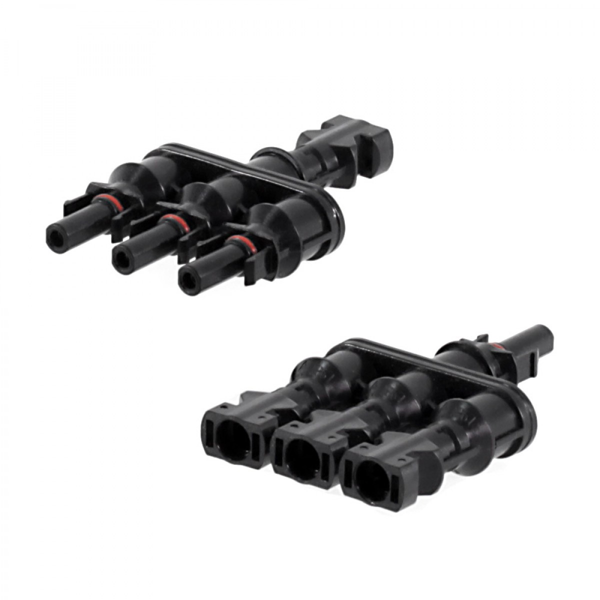 MC4 3-fach Parallel-Verbinder Solarstecker 1 Paar – Anschlüsse, MC4-Anschluss