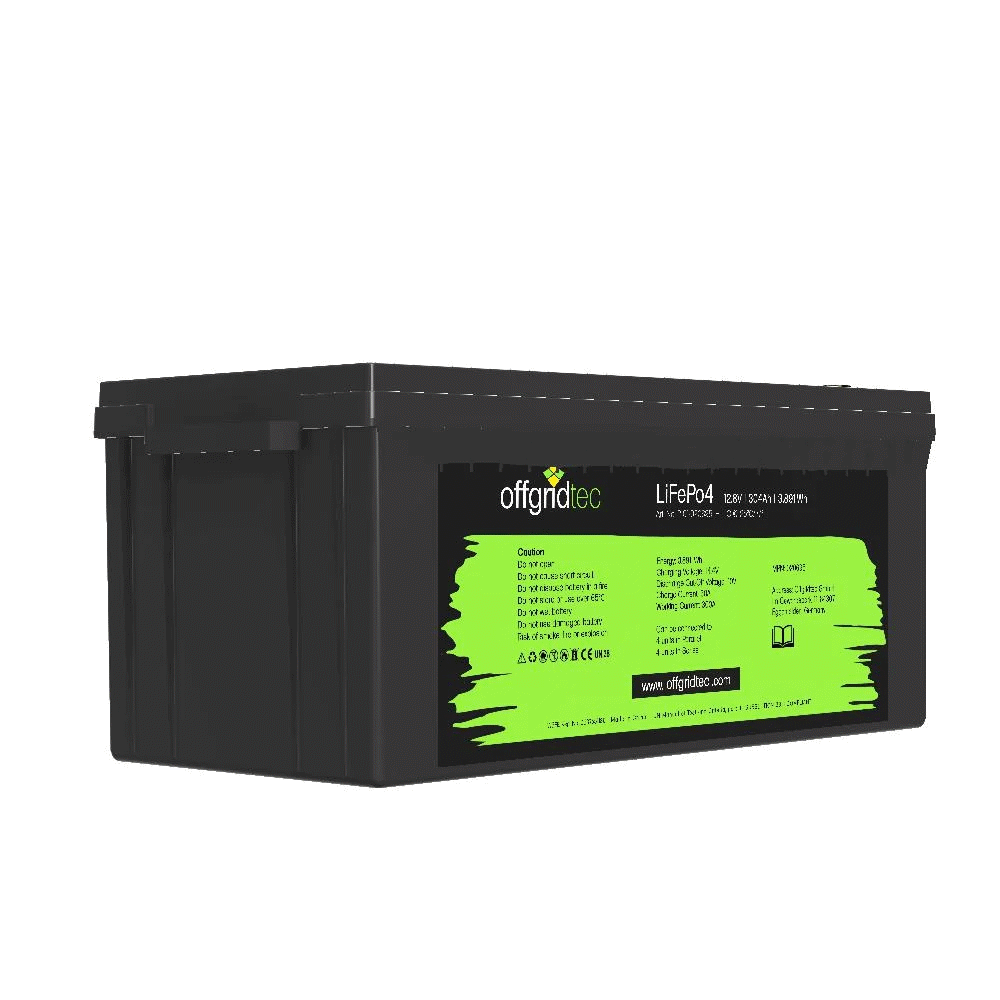 300Ah 12V LiFePO4 Pro Akku 3840Wh 12,8V BMS integriert – Solarbatterie, Ansicht 3