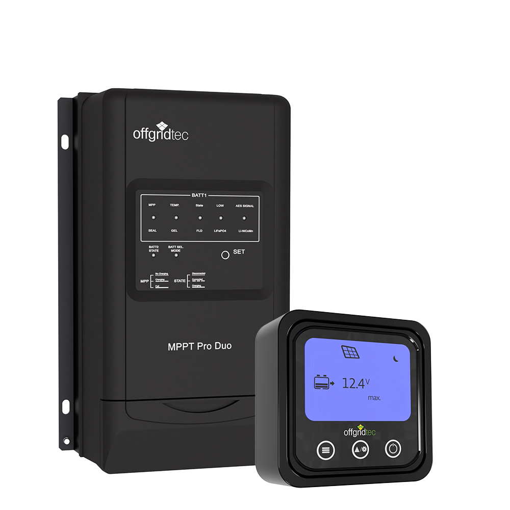 Duo Laderegler MPPT mit ext. LCD Display