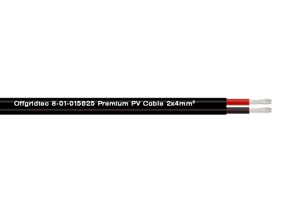 Offgridtec Solarkabel 2x4mm² PV1-F Zweiadrig