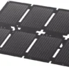 Faltbares Solarpanel 60W: Anker SOLIX PS60 aufgestellt mit Ständer