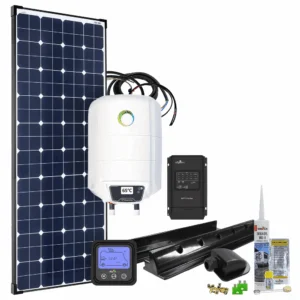 150W MPPT 12V Wohnmobil PV-Komplettset inkl. 10l Caravan Boiler