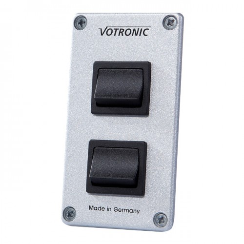 Votronic 1291 Schalter-Panel 2 x 16 A S – Solarmodul, Produktansicht