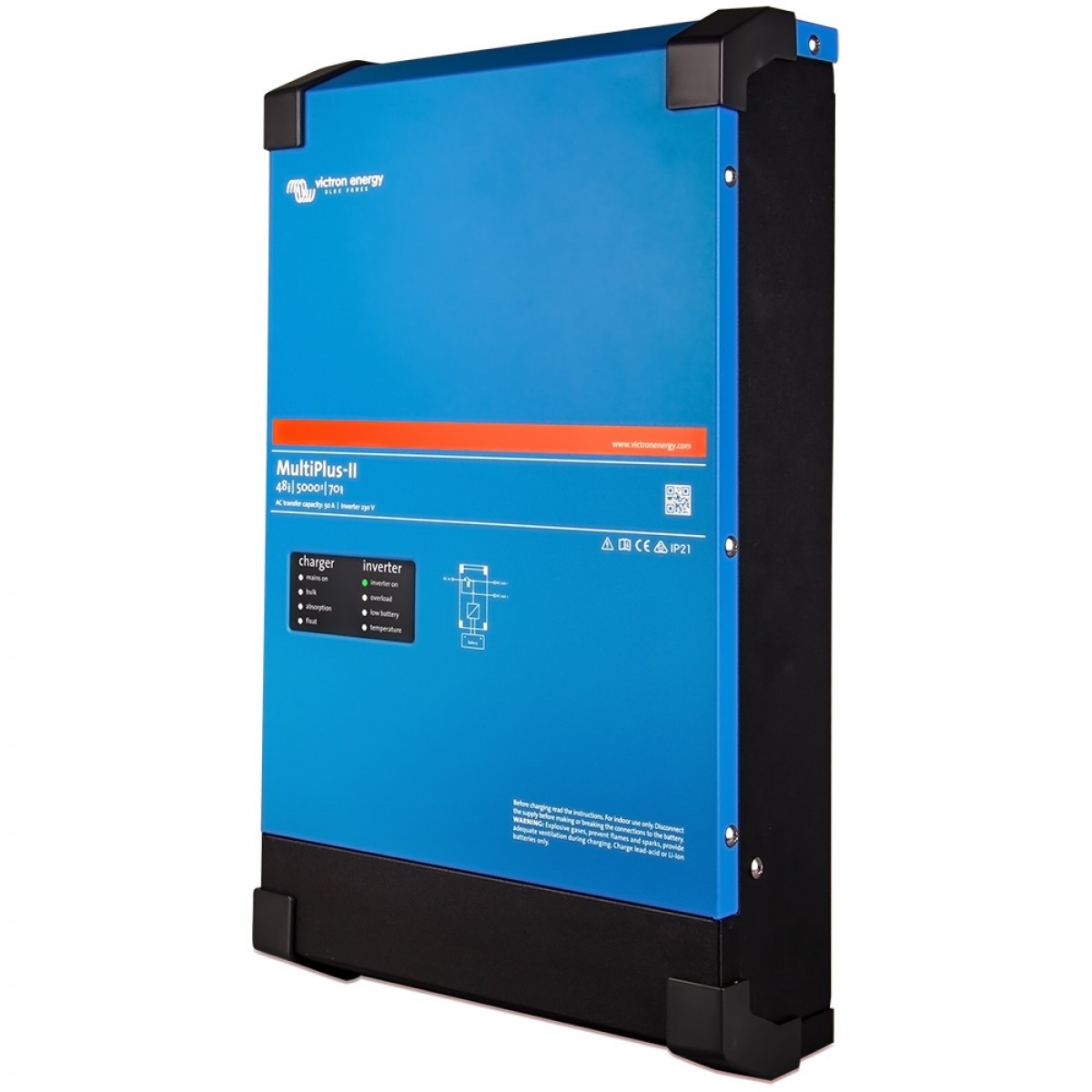 Victron MultiPlus-II 48/3000/35-32 Sinus Wechselrichter 48V-230V – Produktansicht