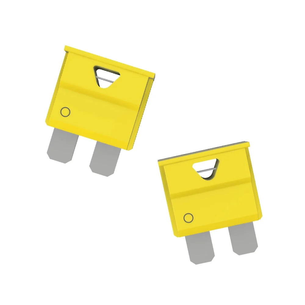 Detailansicht 4: Offgridtec 1,5m 4mm² Batteriekabel M8 mit Flachsicherungshalter, 20A Sicherung und Polklemmen