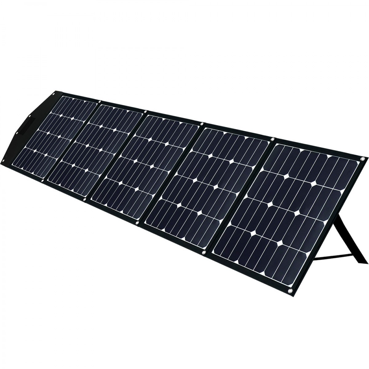 225W faltbares Solarmodul FSP 2 Ultra Offgridtec 12V – aufgestellt, Solartasche