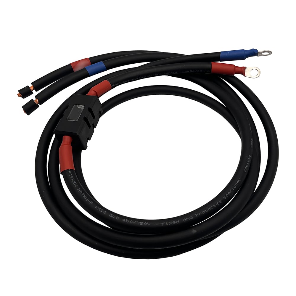 1,5m 10mm² Batteriekabel mit MIDI-Sicherungshalter M8-Ringöse – Offgridtec – Produktansicht
