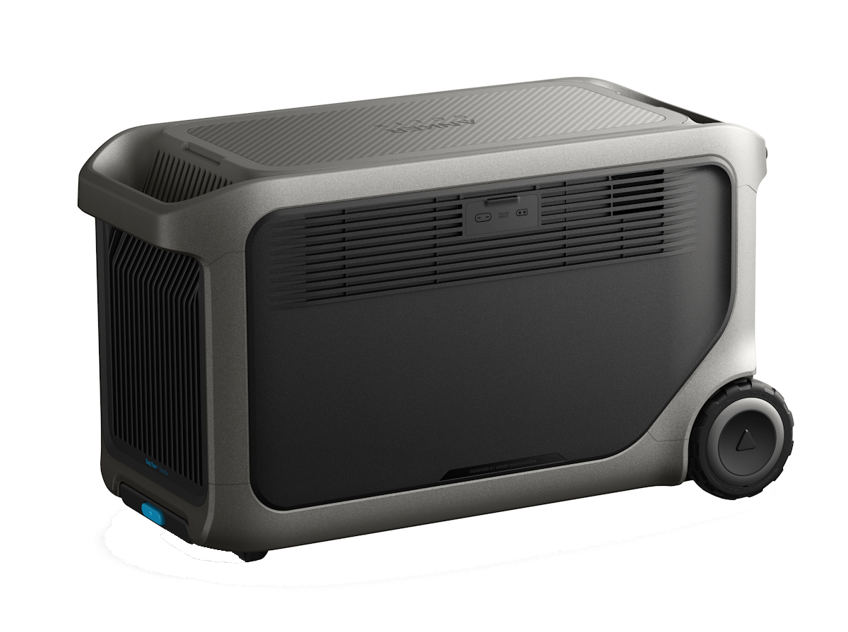 Anker SOLIX F3000 Powerstation - Rückansicht mit Anschlüssen