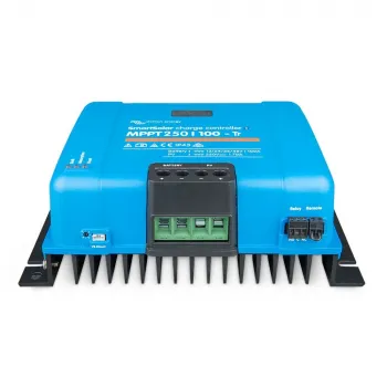 60A MPPT Solar Laderegler Victron SmartSolar 250/60-Tr 12V 24V 36V 48V – Frontansicht, Schrägansicht