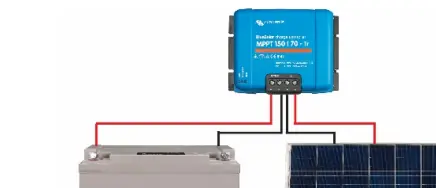 60A MPPT Solar Laderegler Victron BlueSolar 150/60-Tr 12V 24V 36V 48V – Anschlussschema, Anschlüsse