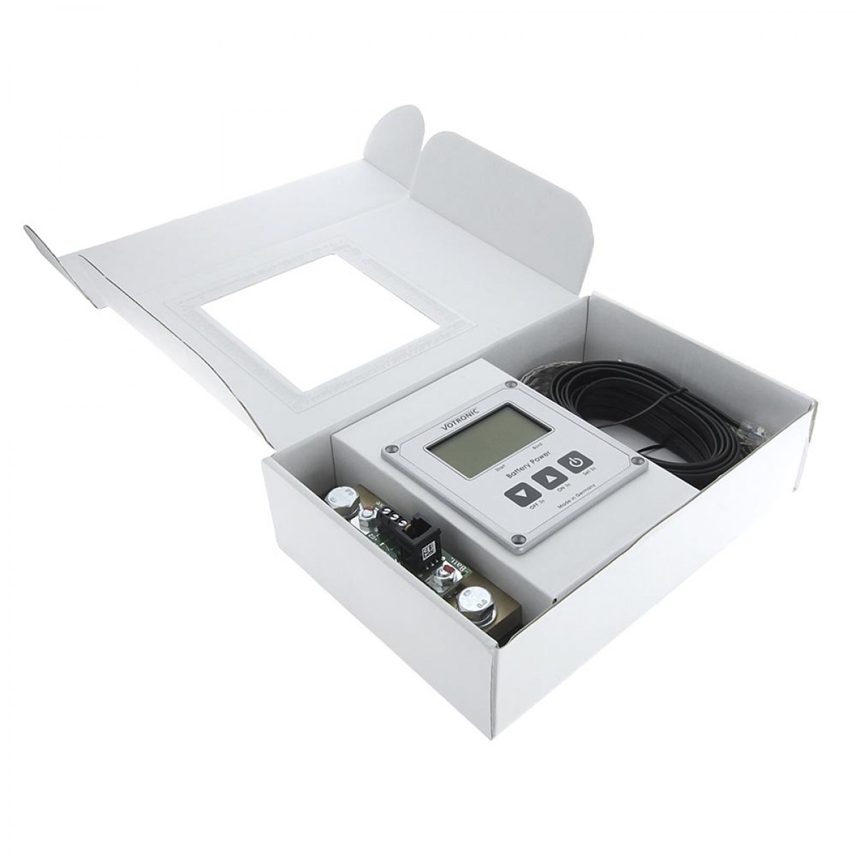 Packungsinhalt Votronic 1266 LCD-Batterie-Computer 200 S Smart-Shunt