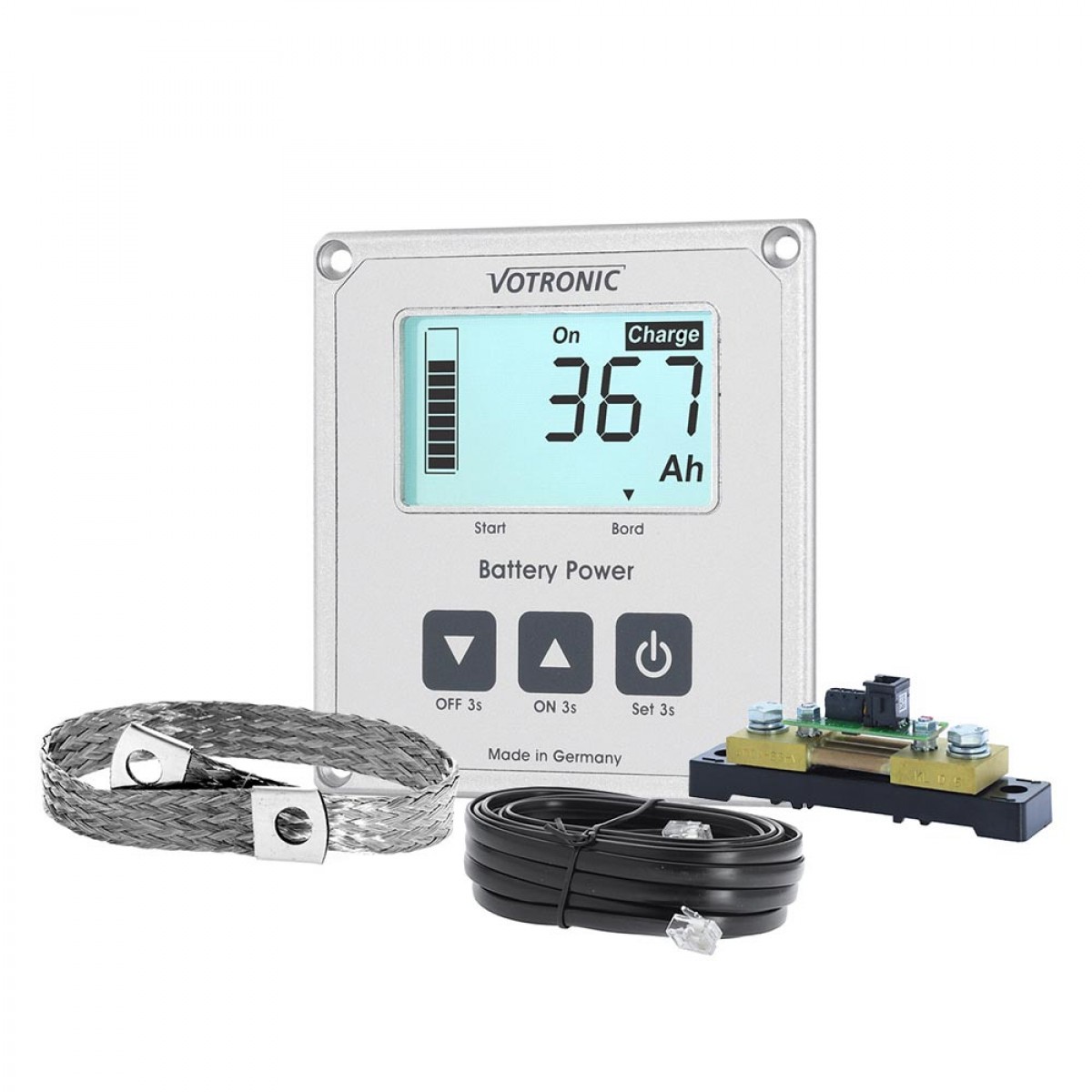 Votronic 1266 LCD-Batterie-Computer 200 S Smart-Shunt – Display