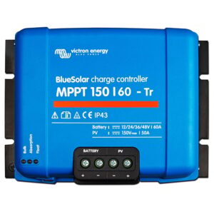 60A MPPT Solar Laderegler Victron BlueSolar 150/60-Tr 12V 24V 36V 48V – Frontansicht