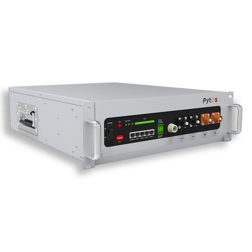 Pytes V5a LiFePO4 Akku 5,12 kWh schräg von links