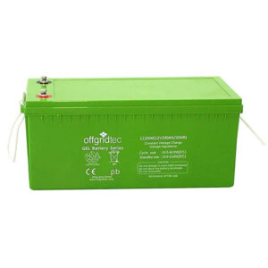 200Ah Gel-Akku 12V Offgridtec C10 Gelbatterie – im Wohnmobil