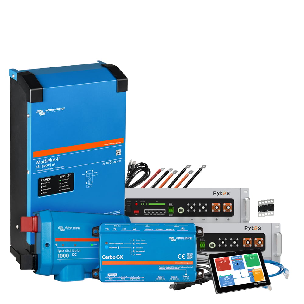 Notstrom-Backup-Set 10,24 kWh: Gesamtansicht