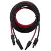 2x 5m MC4 zu MC4 Verbindungskabel 6mm² rot/schwarz Verlängerung – MC4-Anschluss