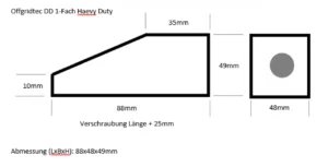 Solar Dachdurchführung 1-fach Heavy weiß – Ansicht 2