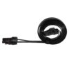 2,5m MC4 zu MC4 Flachkabel super flach 2x4mm² – aufgerollt mit MC4-Steckverbindern
