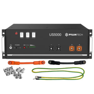 Pylontech US5000 LiFePO4-Akku 4,8 kWh Frontansicht