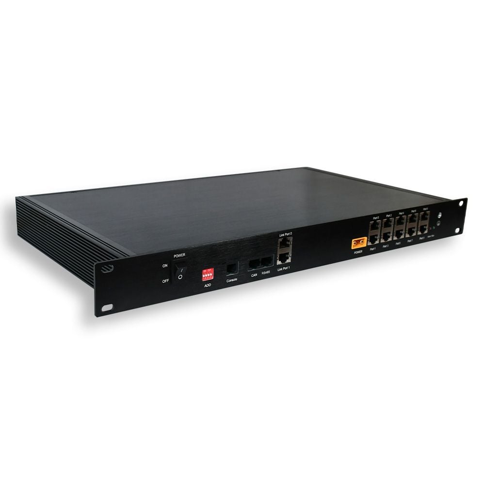 Pytes 1U LV-HUB für E-Box Vorderansicht