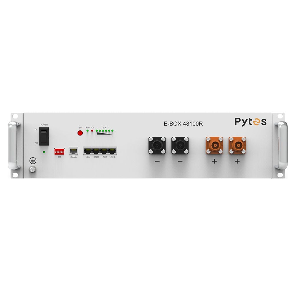 Pytes E-Box 48100R-TE+ LiFePO4-Akku Frontansicht